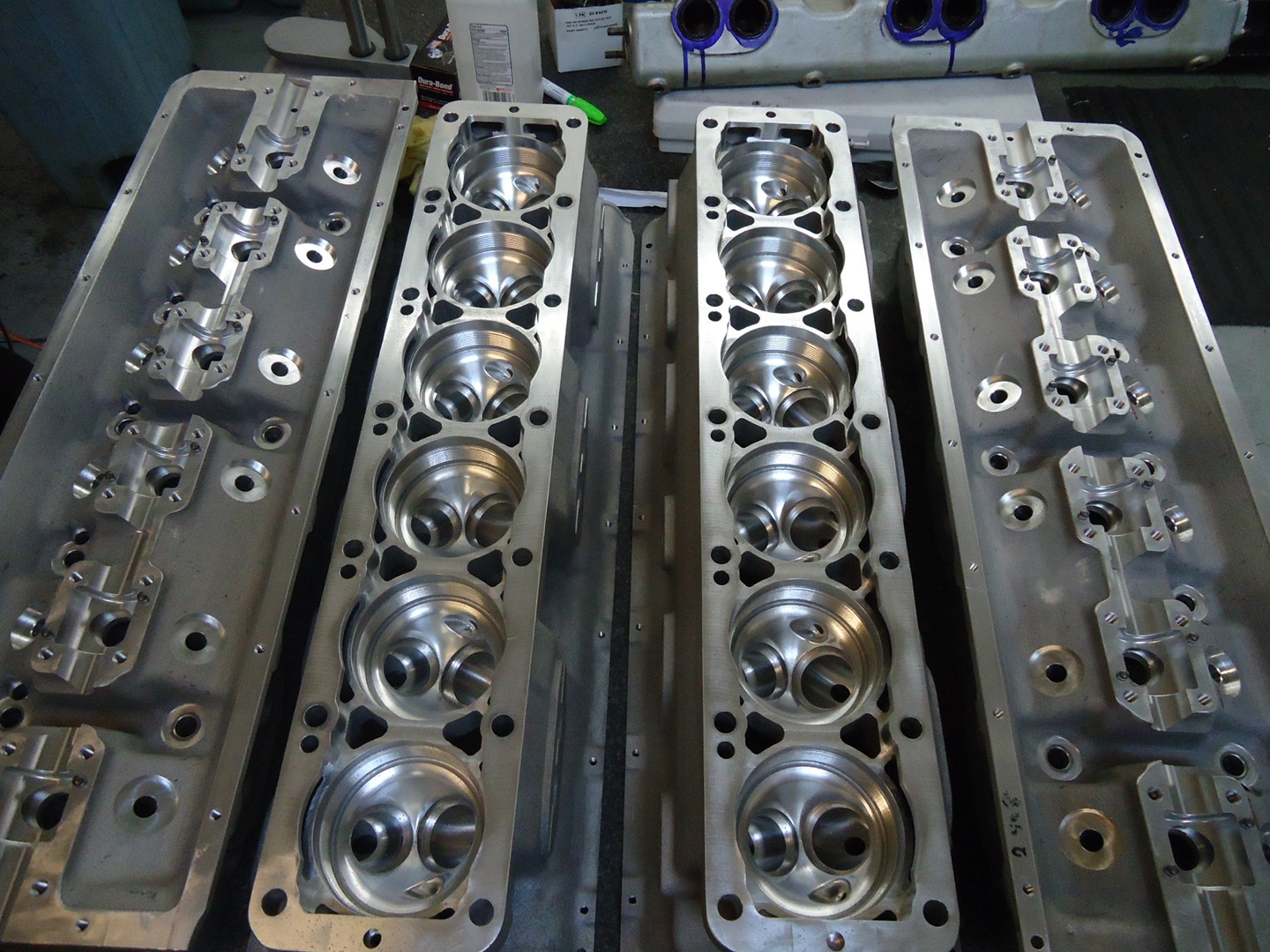Machined 375 Cylinder Heads